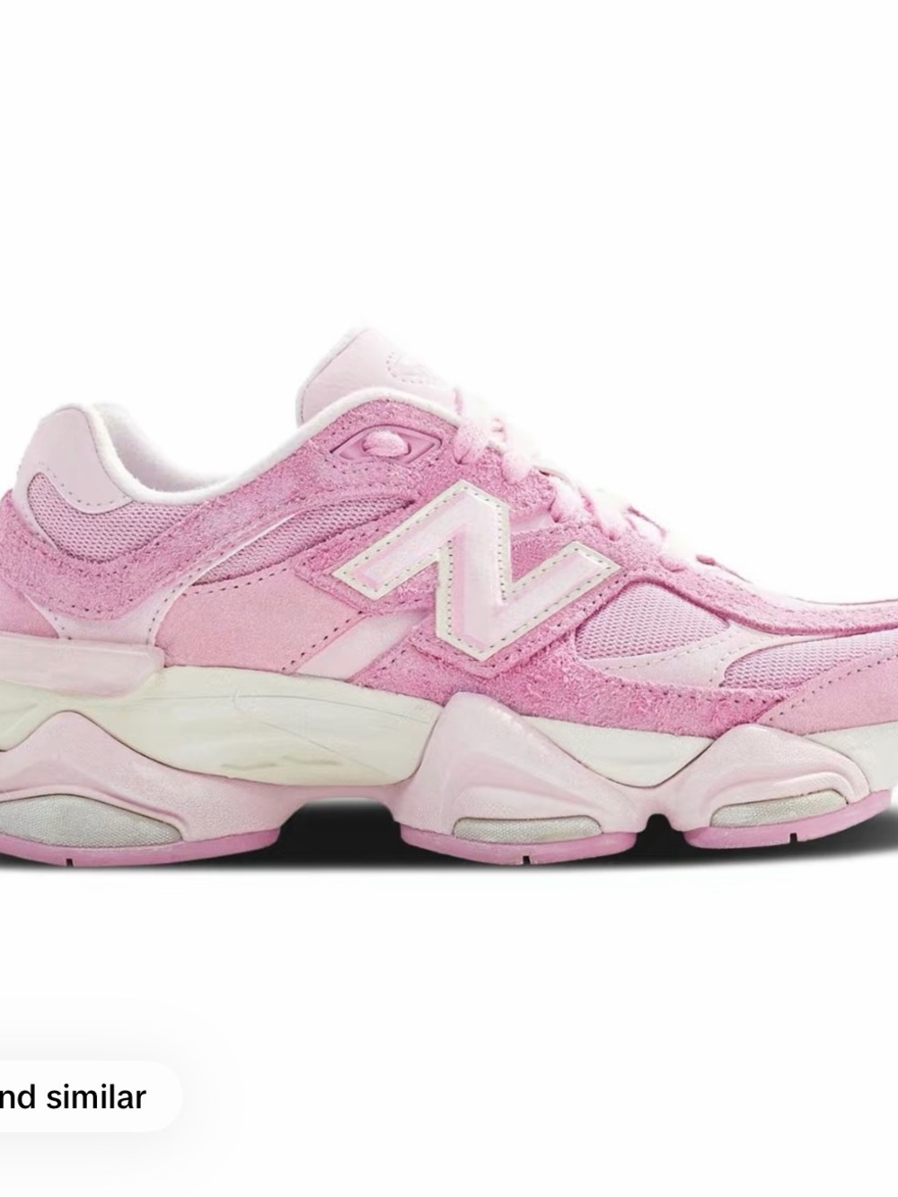 New Balance Pink 9060 Shoes - Picture 6 of 10